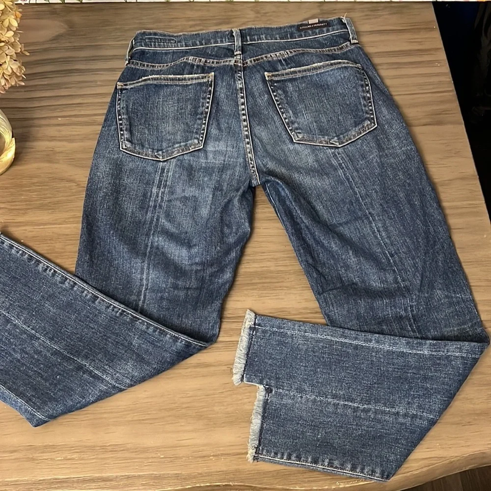 CITIZENS OF HUMANITY STEP HEM ANKLE CROPPED AMARI JEANS 26 - Picture 3 of 16